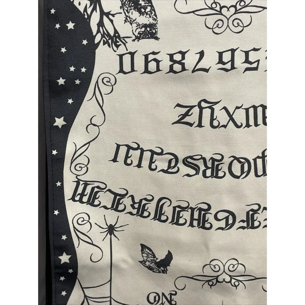 Ouija Board Halloween Table Runner Long Fabric Printed 18
